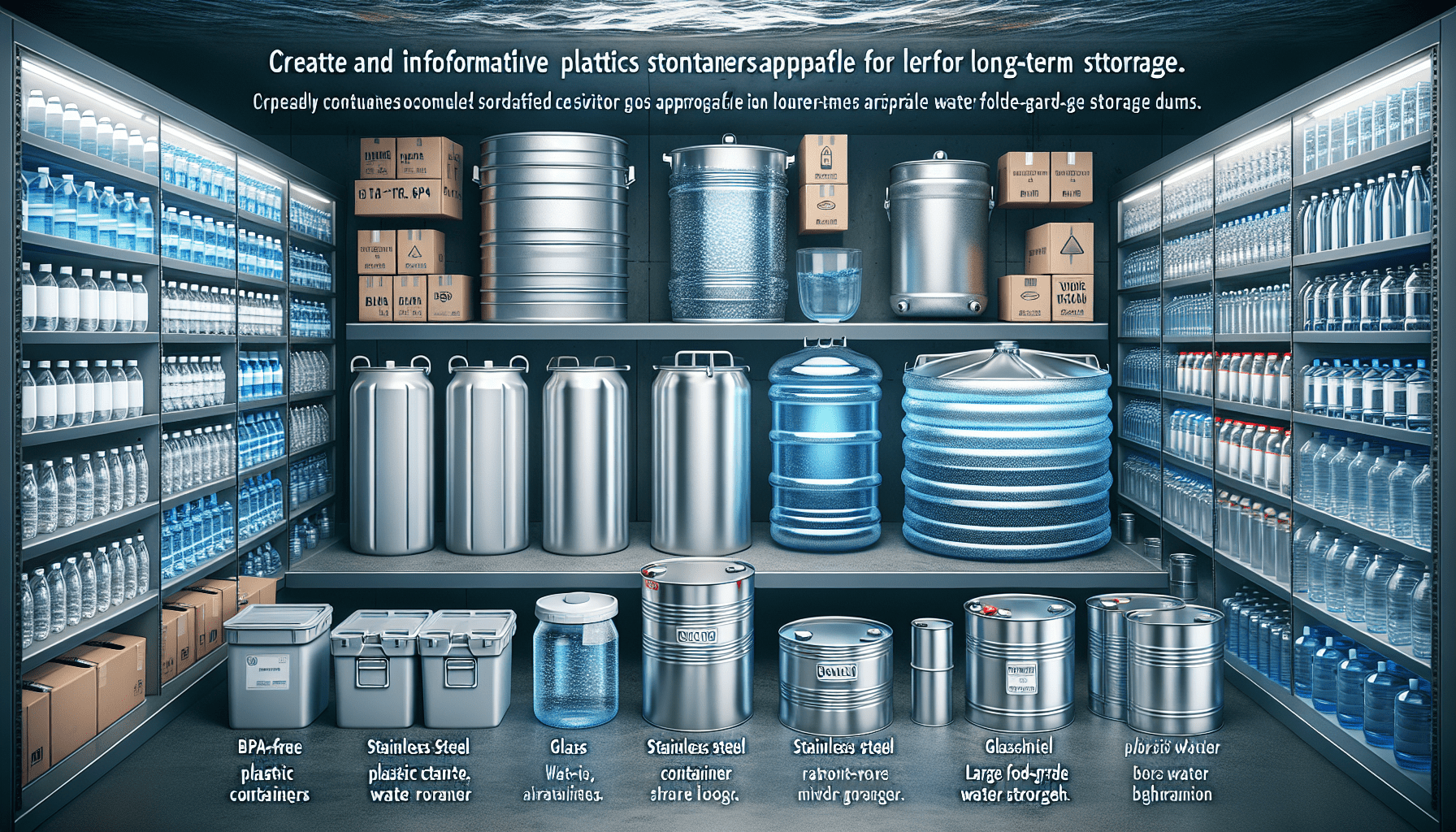 What Are The Best Containers For Storing Water Long-Term?